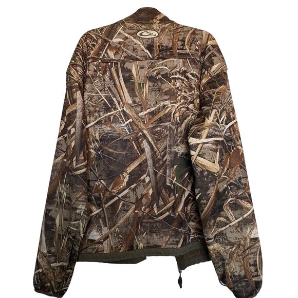 Drake Waterfowl Systems Camo Full Zip Hunting Jacket Realtree Max-5 2XL - Picture 2 of 13